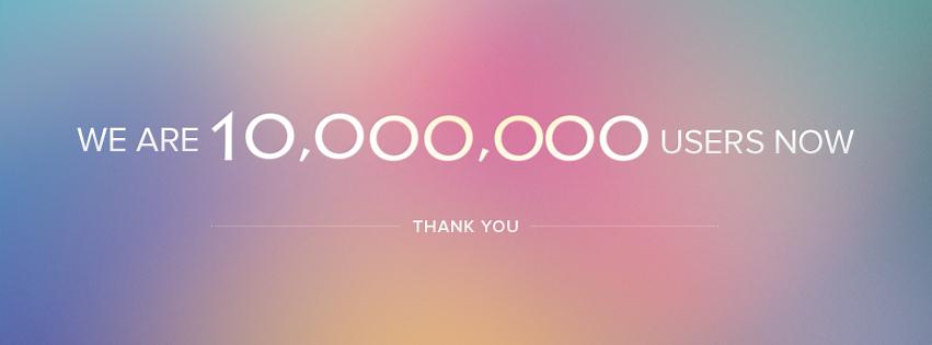 10,000,000 users on Zoho