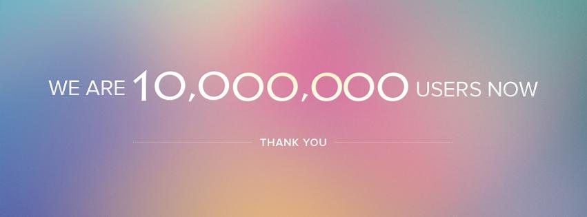 10,000,000 users on Zoho